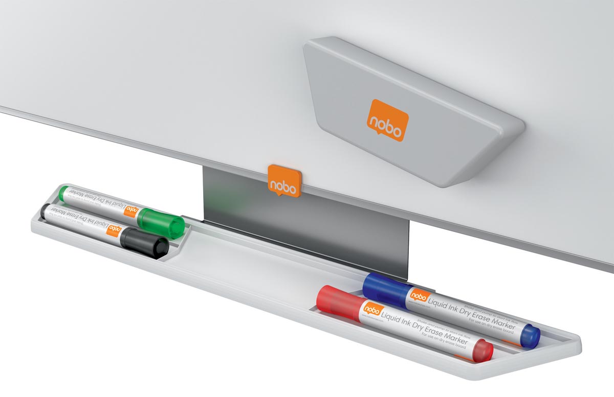 Nobo glasbordstift, geassorteerde kleuren, pak van 4 afbeelding