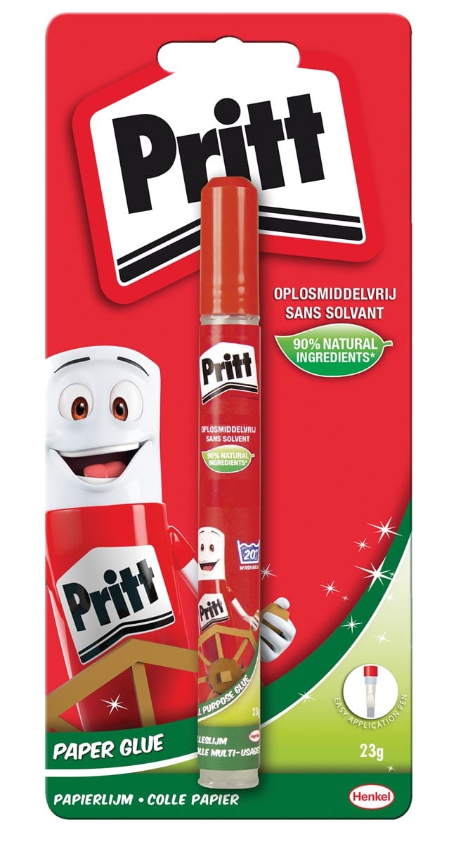 Pritt lijmpen, op blister, tube van 23 g Pritt lijmpen, op blister, tube van 23 g