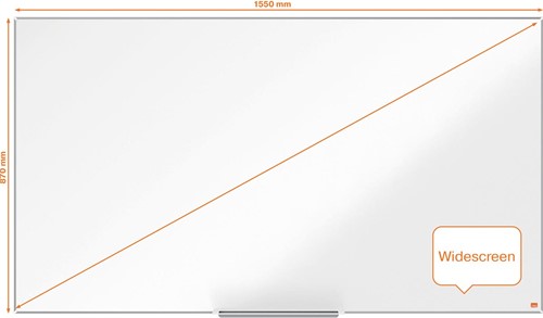 Nobo Impression Pro Widescreen magnetisch whiteboard, emaille, ft 155 x 87 cm-2