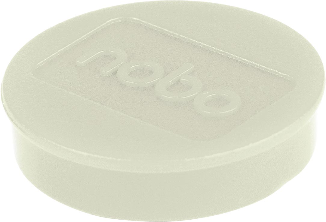 Nobo magneten voor whiteboard diameter van 32 mm, pak van 10 stuks, wit Nobo magneten voor whiteboard diameter van 32 mm, pak van 10 stuks, wit