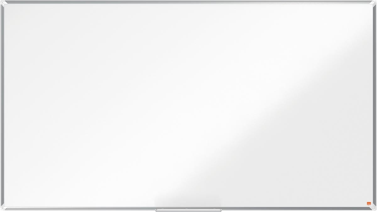 Nobo Premium Plus Widescreen magnetisch whiteboard, gelakt staal, ft 188 x 106 cm afbeelding