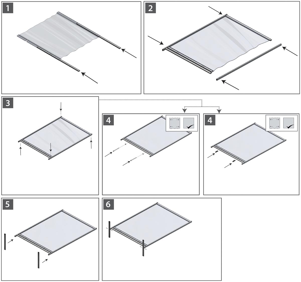 Nobo Premium Plus vrijstaande scheidingswand, doorzichtig PVC 780 x 2060 mm