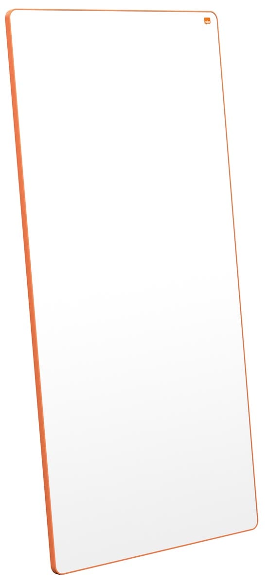 Nobo Move & Meet panneau, whiteboard, 90 x 180 cm, met oranje kader afbeelding