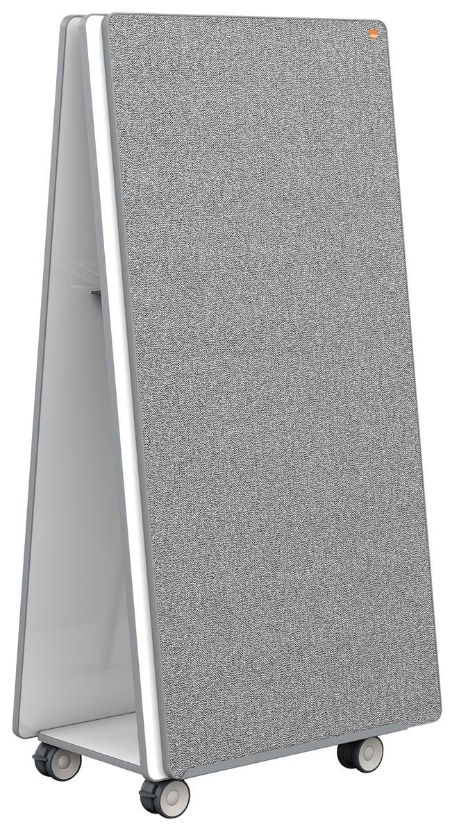 Nobo Move & Meet mobiel systeem, 2 whiteboard en 2 memoboard panelen, 90 x 180 cm afbeelding