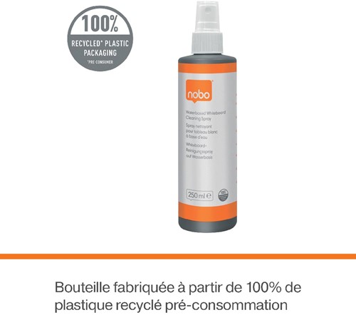 Nobo whiteboardreiniger, op waterbasis, spray van 250 ml-2