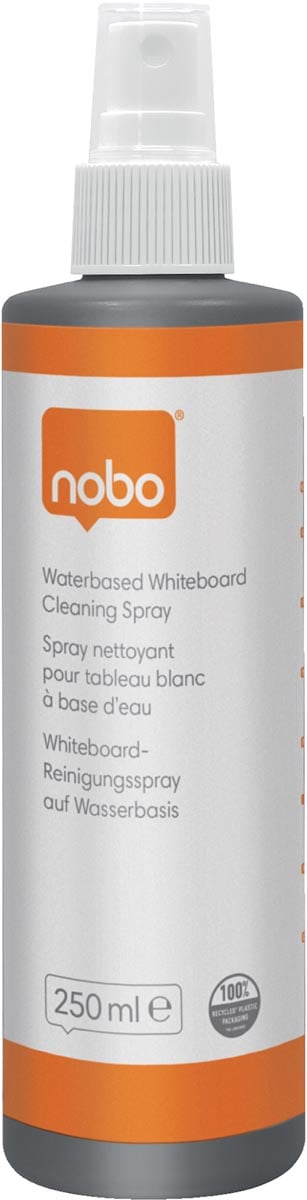 Nobo whiteboardreiniger, op waterbasis, spray van 250 ml afbeelding