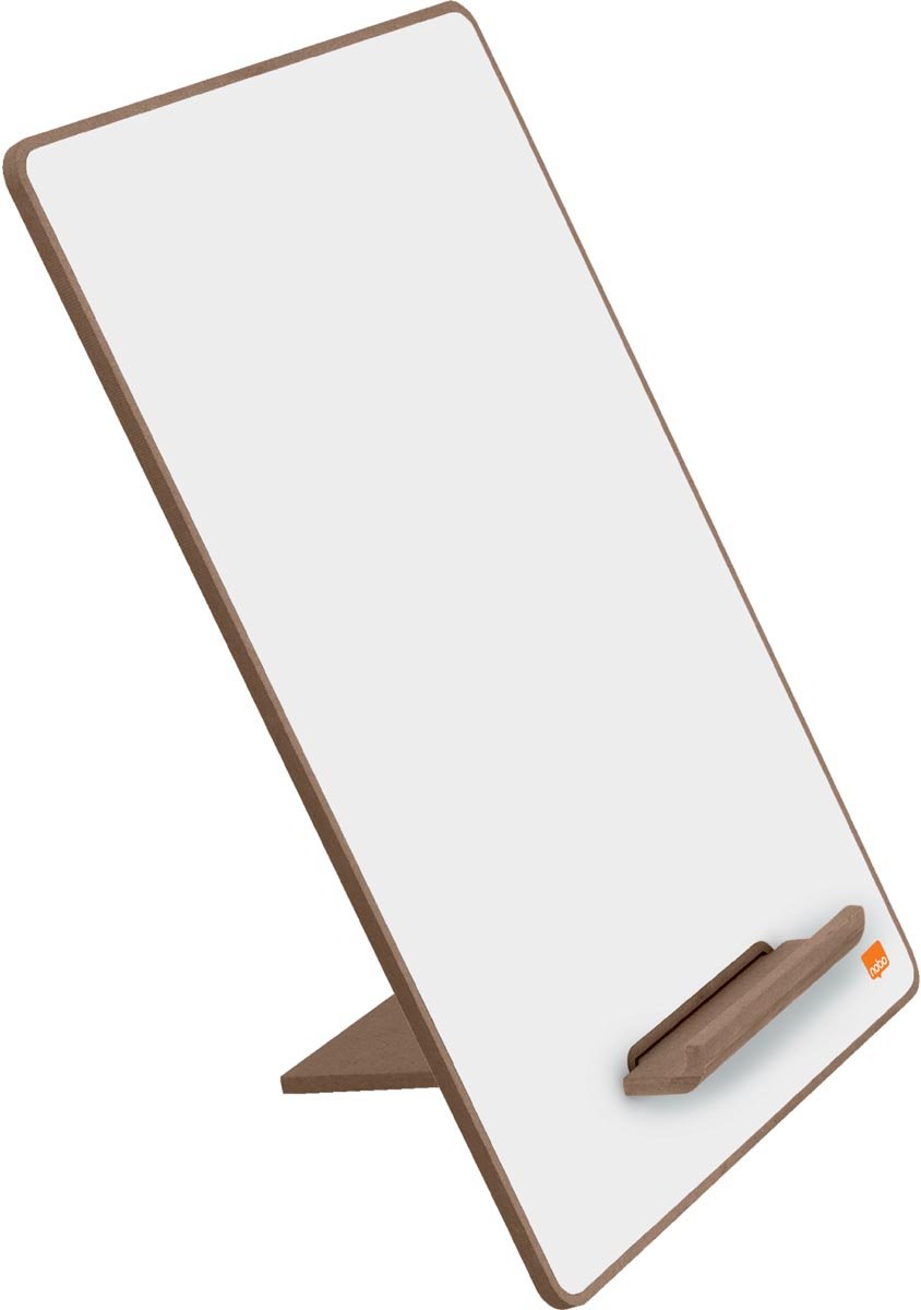 Nobo Mini whiteboard, magnetisch, met standaard, ft A4, pak van 4 stuks afbeelding