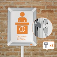 Nobo standard sol info Premium Plus, verrouillable, ft A4-1