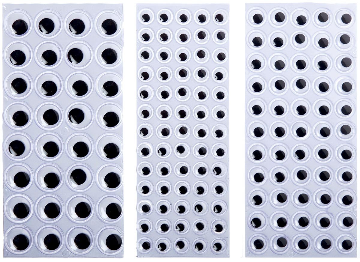 Bouhon knutseloogjes mix van 8 mm, 10 mm en 15 mm afbeelding