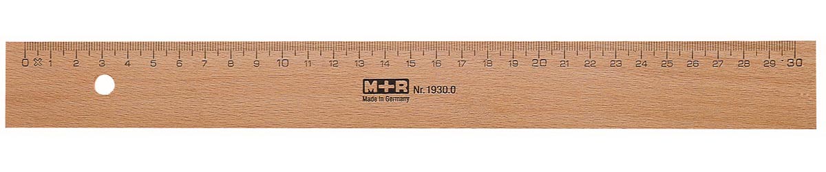 M+R lat uit hout 30 cm