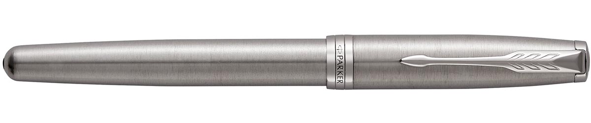 Parker Sonnet vulpen, Stainless Steel CT, medium, in giftbox