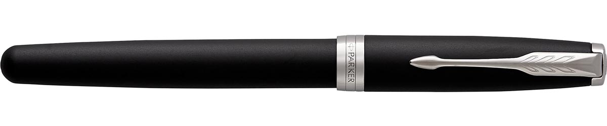 Parker Sonnet vulpen, Matte Black CT, medium, in giftbox
