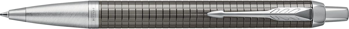 Parker Im Premium Chiselled Balpen Donkerbruin Ct huismerk kopen in de aanbieding