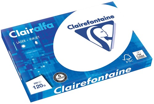 Clairefontaine Clairalfa presentatiepapier ft A3, 120 g, pak van 250 vel