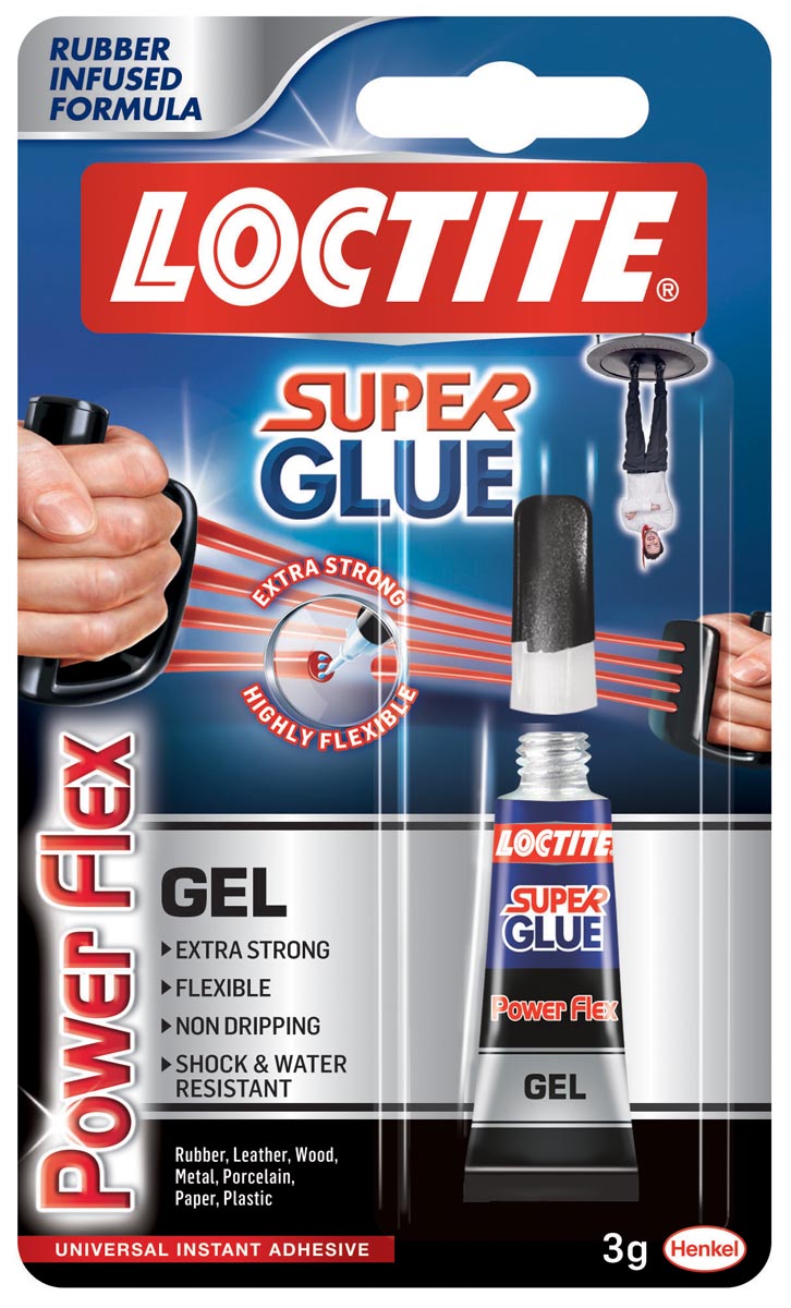 Loctite secondelijm Power Flex 3 g Loctite secondelijm Power Flex 3 g
