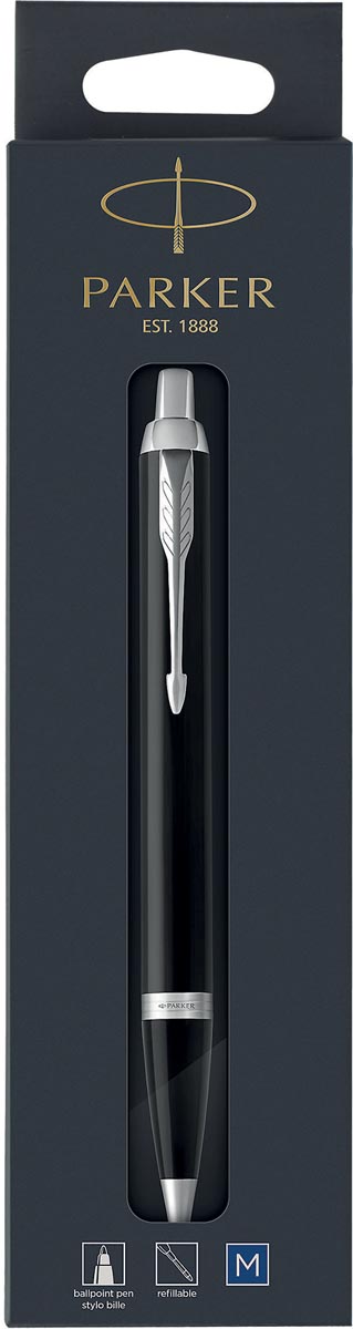 Parker IM balpen zwart CT, op blister