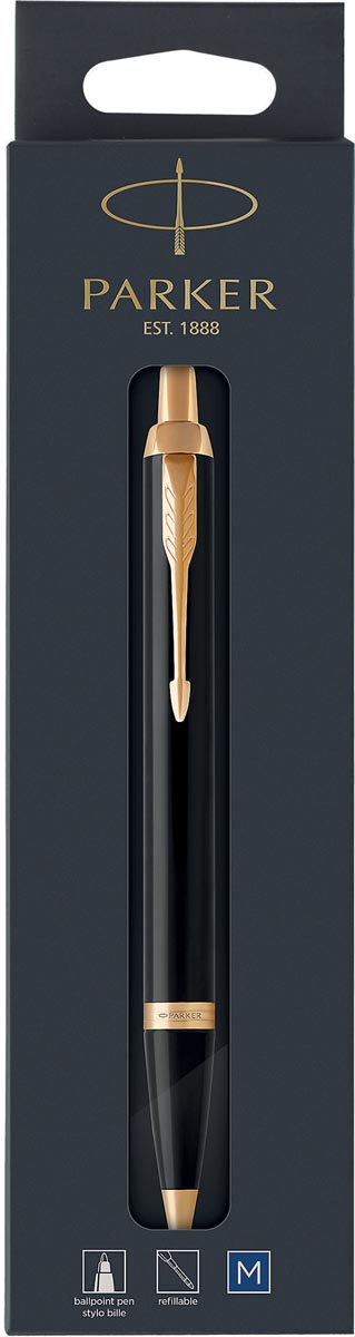 Parker IM balpen zwart GT, op blister