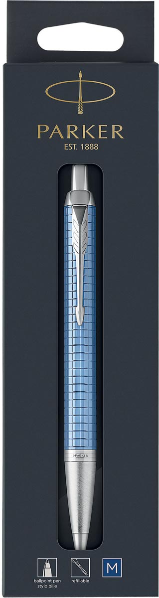 Parker Im Premium Balpen Blauw Ct Op Blister huismerk kopen in de aanbieding