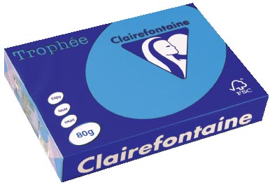 Clairefontaine Trophée Intens A4, 80 g, 500 vel, koningsblauw