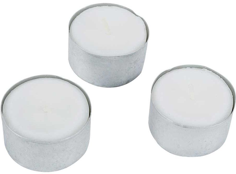 Cosy & Trendy theelichtjes 8H, wit, pak van 50 stuks afbeelding
