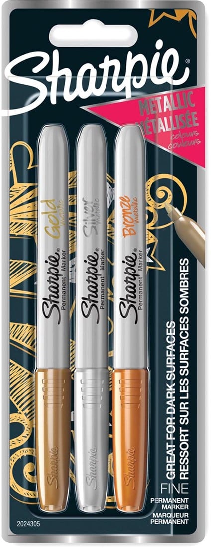 Metallic outlet markers sharpie