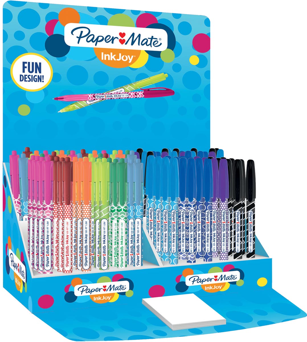 Paper Mate Balpen Inkjoy 100 Met Dop En Rt Display 150 Stuks In Geassorteerde Kleuren huismerk kopen in de aanbieding Paper Mate Balpen Inkjoy 100 Met Dop En Rt Display 150 Stuks In Geassorteerde Kleuren huismerk kopen in de aanbieding