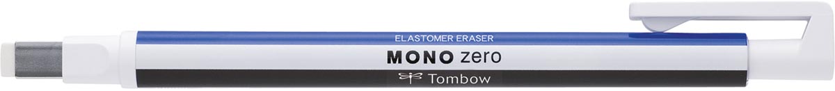 Tombow gumstift MONO zero met rechthoekige punt, navulbaar afbeelding