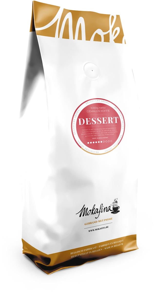 Mokafina Dessert gemalen koffie, 1 kg