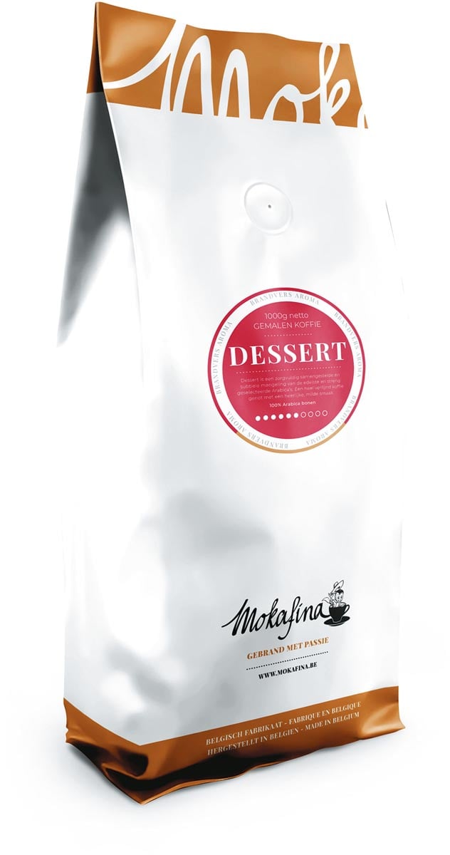 Mokafina Dessert gemalen koffie, 1 kg afbeelding