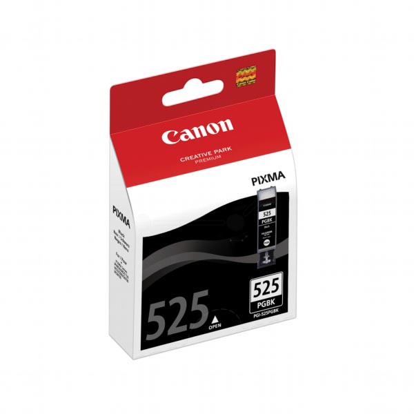 Canon inktcartridge PGI-525PGBK, 311 pagina's, OEM 4529B008, met beveiligingsysteem, zwart