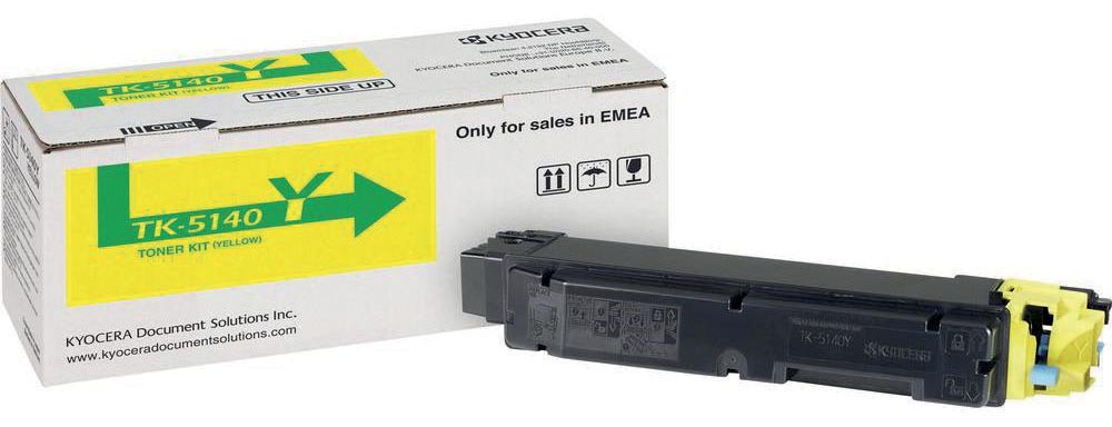Kyocera toner TK-5140Y geel, 5000 pagina's - OEM 1T02NRANL0