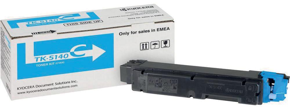 Kyocera toner TK-5140C cyaan, 5000 pagina's - OEM 1T02NRCNL0