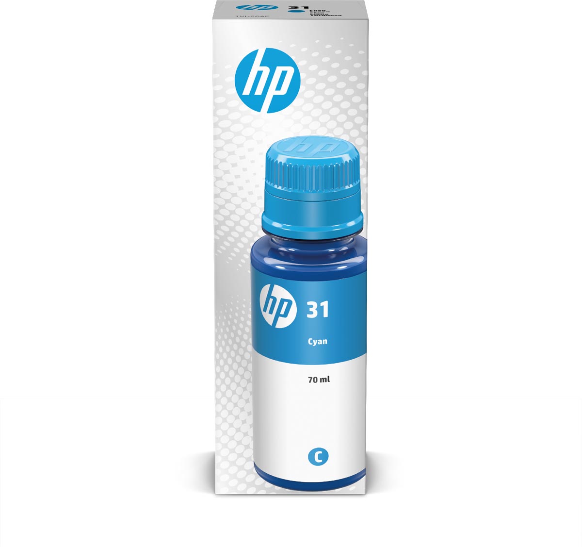 HP inktcartridge 31, 8.000 pagina&apos;s, OEM 1VU26AE, cyaan afbeelding