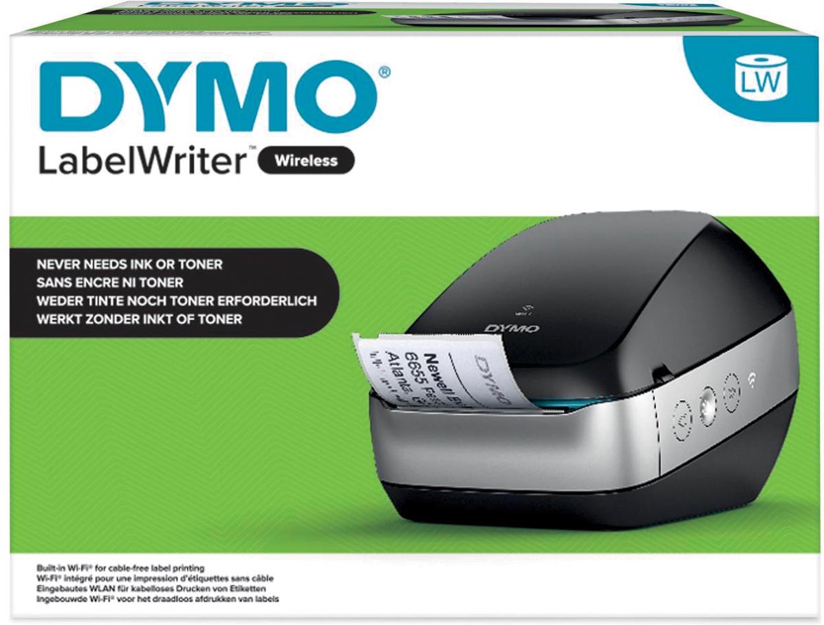 Dymo système de lettrage LabelWriter Wireless, noir bij VindiQ Office