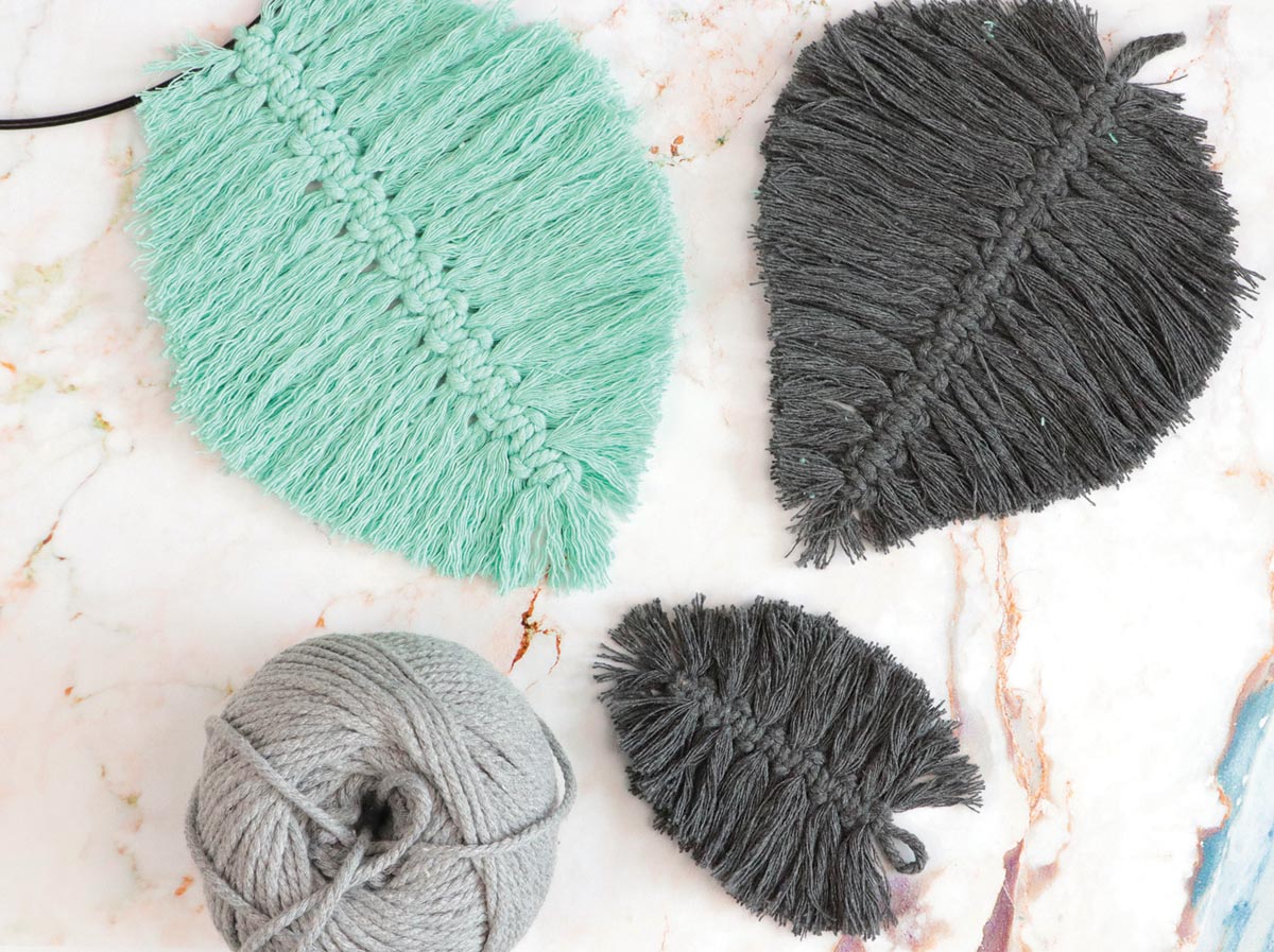 Graine Créative Macramé touw, ft 2,5 mm x 80 m, antracietgrijs afbeelding