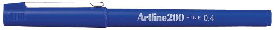 Artline 200 fineliner, blauw afbeelding