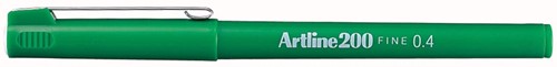 Artline 200 fineliner, groen
