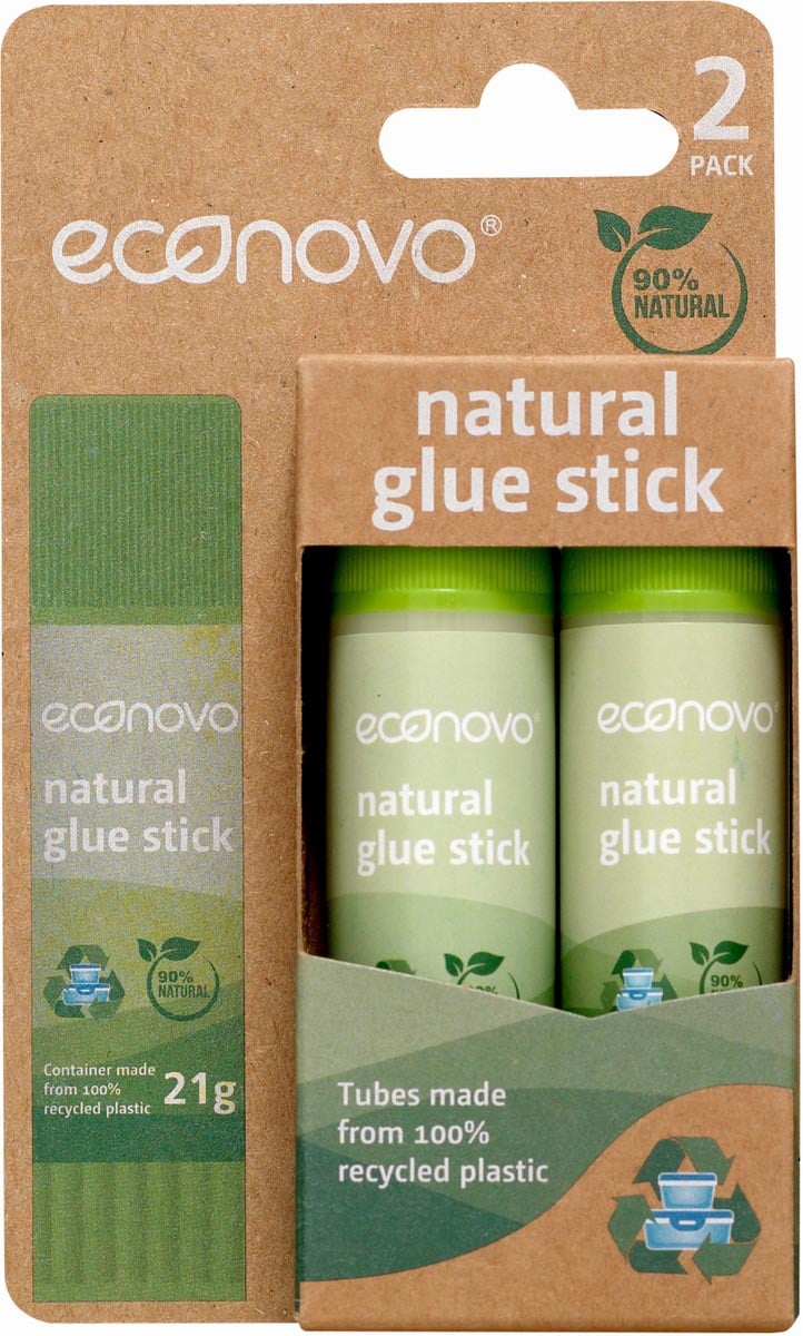 Econovo plakstift, 21g, blister van 2 stuks afbeelding
