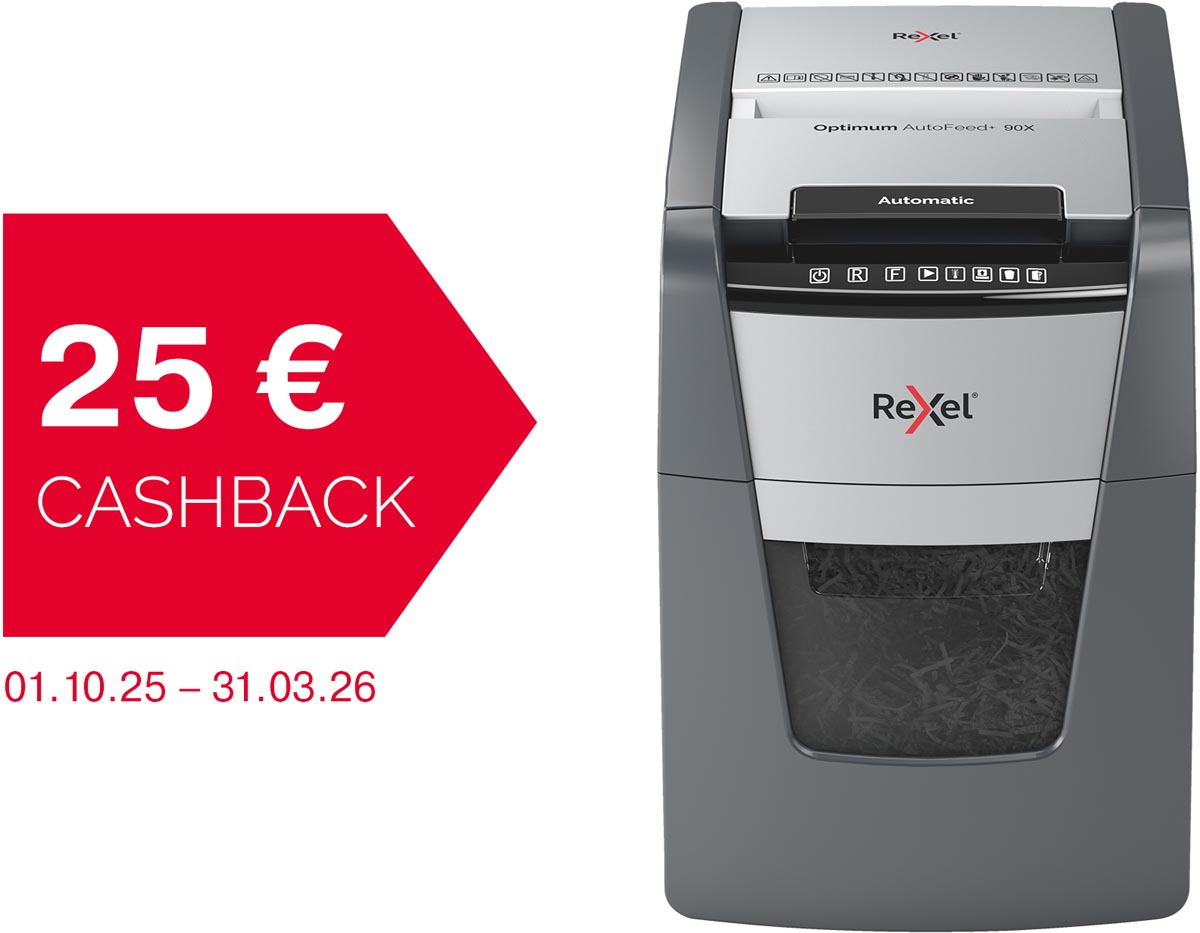 Rexel Optimum Auto+ 90X papiervernietiger