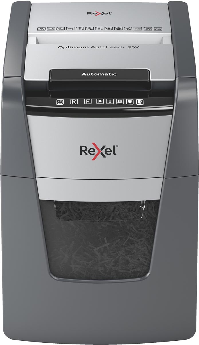 Rexel Optimum Auto+ 90X papiervernietiger zwart