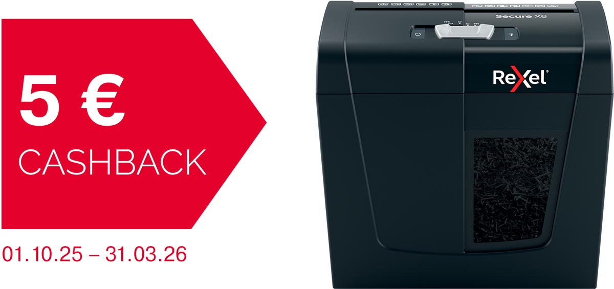 Rexel Secure papiervernietiger X6
