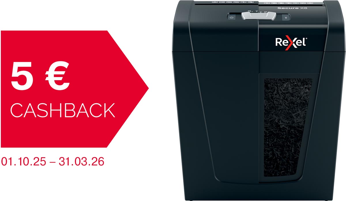 Rexel Secure papiervernietiger X8