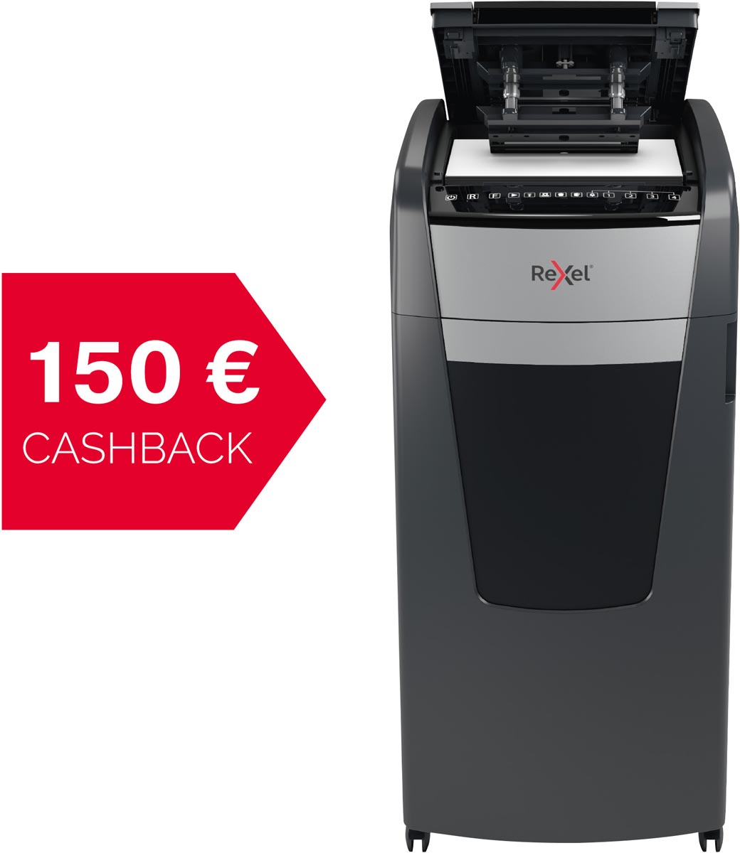 Rexel Optimum Auto+ 600X papiervernietiger zwart