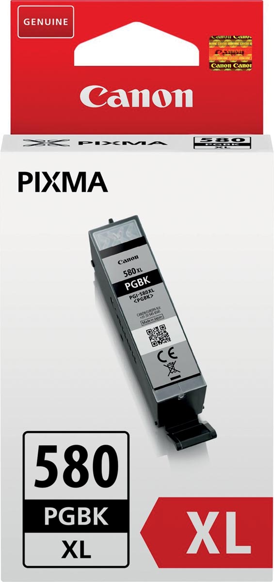 Canon inktcartridge PGI-580 PGBK XL, 400 pagina&apos;s, OEM 2024C001, zwart