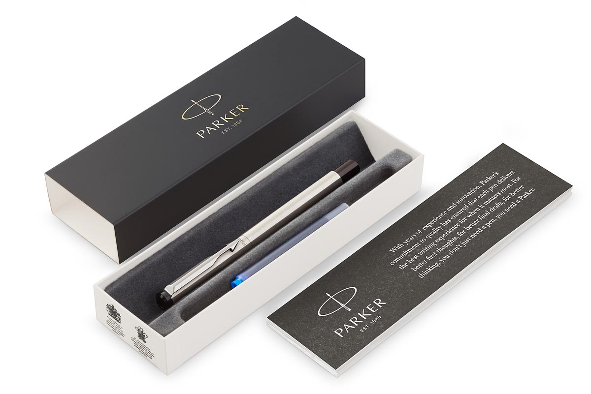 Parker Vulpen Vector Fijn In Giftbox Steel huismerk kopen in de aanbieding Parker Vulpen Vector Fijn In Giftbox Steel huismerk kopen in de aanbieding