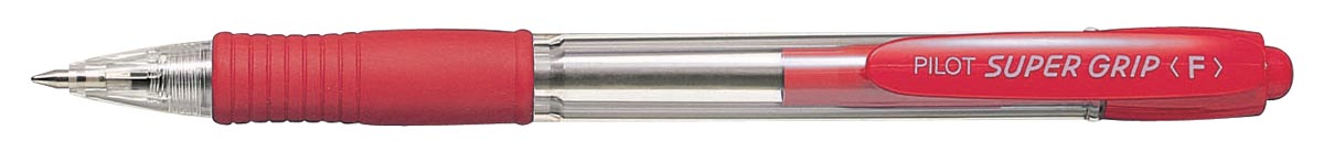 Pilot balpen Super Grip rood afbeelding
