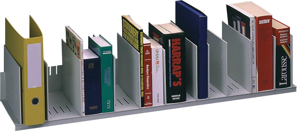 Paperflow sorteervak met 12 verstelbare tussenschotten, breedte 112 cm Paperflow sorteervak met 12 verstelbare tussenschotten, breedte 112 cm