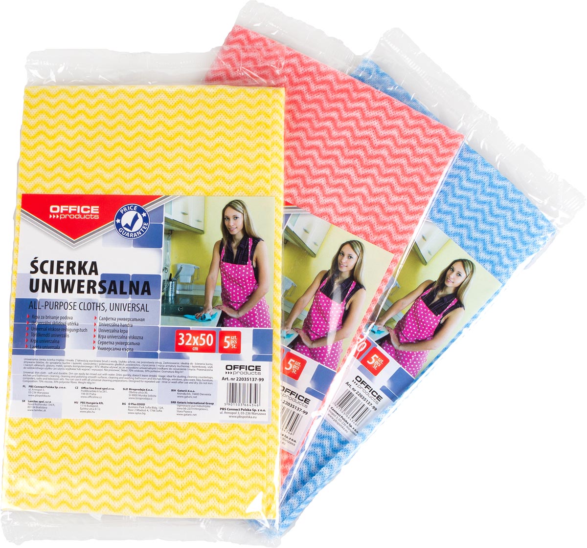 OFFICE products universele microvezeldoek, ft 30 x 30 cm, afbeelding