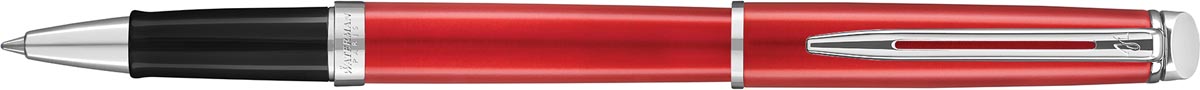 Waterman roller Hémisphère Red Comet met palladium detail