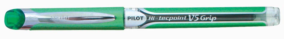 Pilot roller Hi-Tecpoint V5 en V7 Grip V5, 0,3 mm, groen